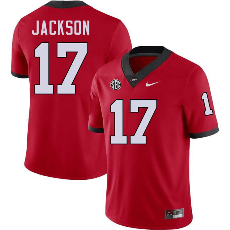 Dan Jackson Georgia Jersey,University Of Georgia Bulldogs Football Jersey,Uniforms,Gears-Red